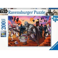 Puzzle 200 pièces XXL : Star Wars The Mandalorian : La confrontation - Ravensburger