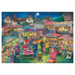 Puzzle 500 pièces XXL : Village Fayre - The House Of Puzzle