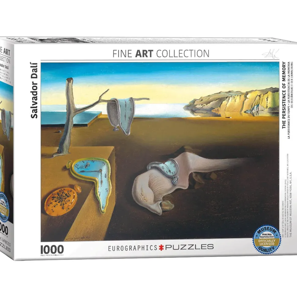 Puzzle 1000 pieces : La persistance de la mémoire, Salvador Dali - Eurographics
