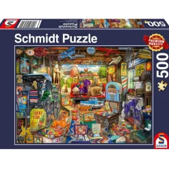 PUZZLE 500 PIECES : MARCHE AUX PUCES - Schmidt