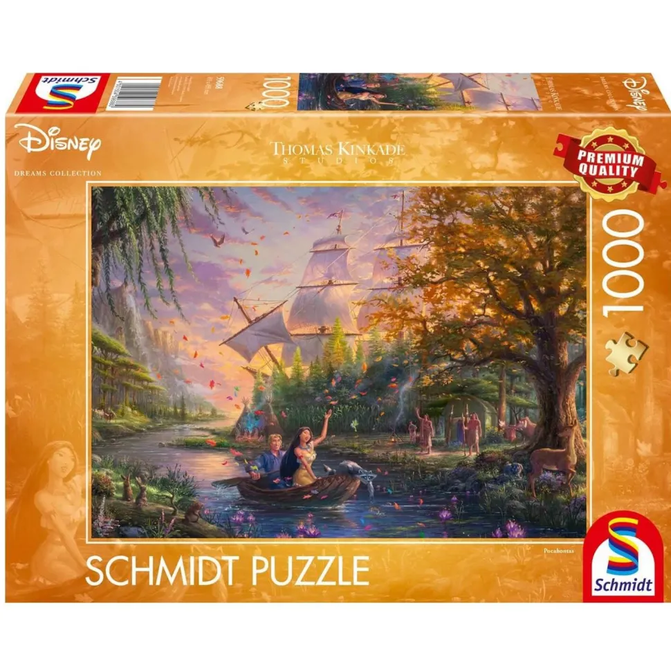 PUZZLE 1000 PIECES DISNEY : POCAHONTAS - Schmidt