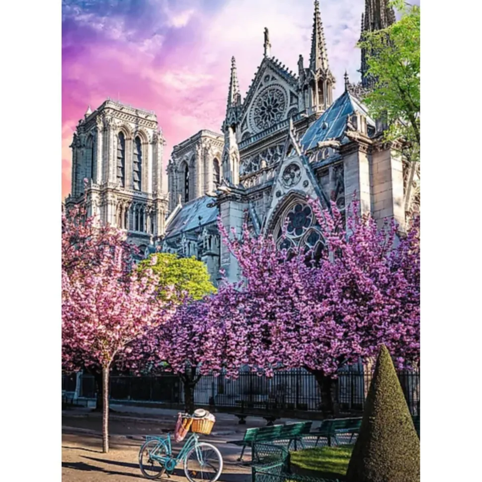 Puzzle 1000 Premium Plus : Cathédrale Notre-Dame de Paris - Trefl