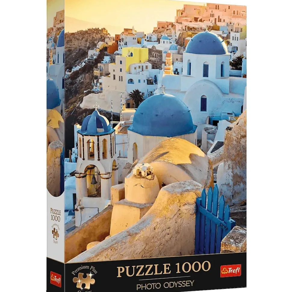 Puzzle 1000 Premium Plus : Oia Town, Santorin - Trefl