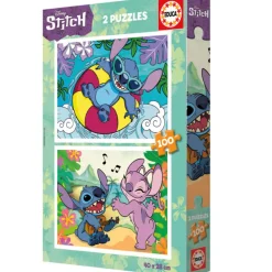 Puzzle 2 x 100 pièces : Disney - Educa