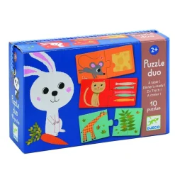 Puzzle 10 x 2 pièces : Duo A table ! - Djeco