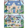 Puzzle 2 x 100 pièces : Interieur de Maison - Educa