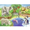 Puzzle 2 x 12 pièces : Les animaux du zoo - Ravensburger