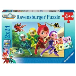 Puzzle 2 x 24 pièces : Les défenseurs des Animaux - Ravensburger
