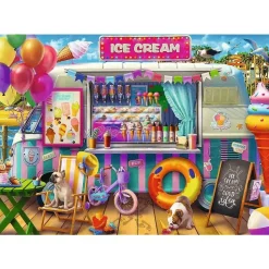 Puzzle 2 x 500 pièces : L'été - Trefl