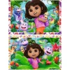 Puzzle 2 x 24 pièces : L'univers de Dora l'exploratrice ! - Ravensburger