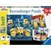 Puzzle 3 x 49 pièces : Minions 2 : Drôles de Minions - Ravensburger