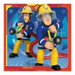 Puzzle 3 x 49 pièces : notre héros sam le pompier - Ravensburger
