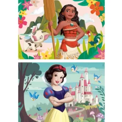 Puzzle 2 x 50 pièces : Princesse Disney - Educa