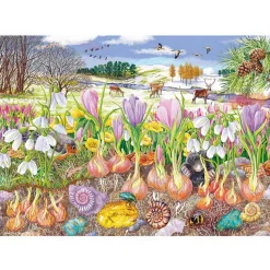 Puzzle 4 x 500 pièces : Racines & Pousses - Gibsons