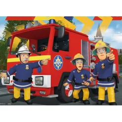 Puzzle 2 x 24 pièces : Sam le pompier : Sam t'aide dans le besoin - Ravensburger