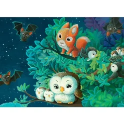 Puzzle 2 x 24 pièces Au Clair de Lune - Sentosphère