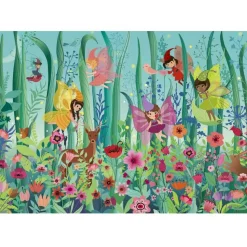 Puzzle 2 x 24 pièces avec Poster : Elfes et Fées - Sentosphère