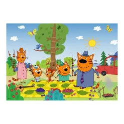 Puzzle 2 x 24 pièces kid-e-cat : journée nature en famille - Ravensburger