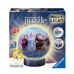 Puzzle Ball 3D 72 pièces illuminé : La Reine des Neiges 2 (Frozen 2) - Ravensburger
