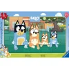 Puzzle Cadre 15 pièces : Bluey et sa famille - Ravensburger
