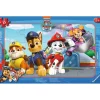 Puzzle cadre 15 pièces : Pat'Patrouille : Quatre sauveteurs courageux - Ravensburger
