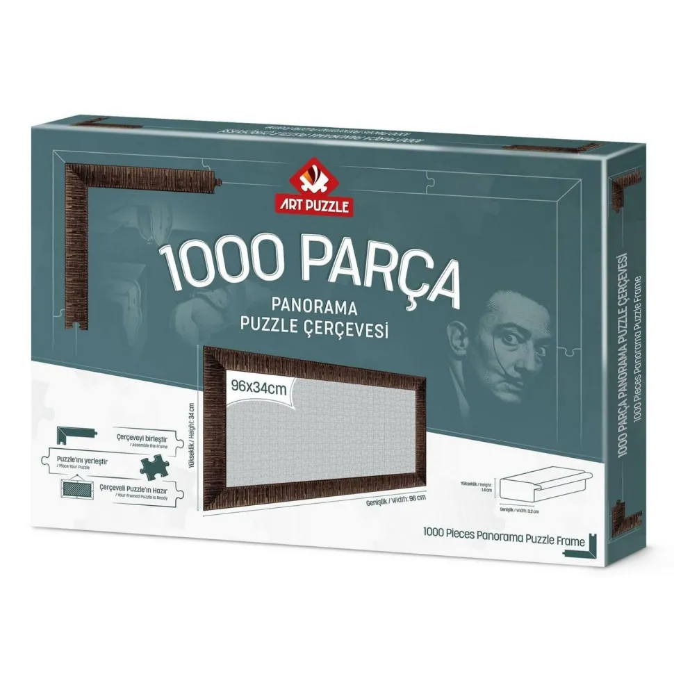 Puzzle cadre Panorama 1000 pièces : Marron - Art Puzzle