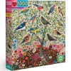 Puzzle Carré 1000 Pièces : Arbre des oiseaux chanteurs - Eeboo