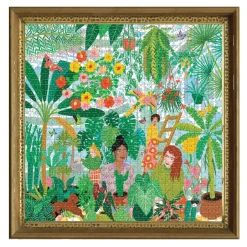 Puzzle carré 1000 pièces : Dames des plantes - Eeboo