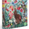 Puzzle Carré 1000 Pièces : Lapin de pavot - Eeboo