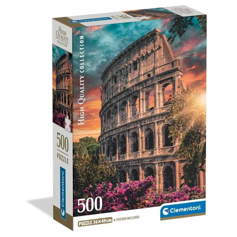 Puzzle Compact 500 pièces : Amphithéâtre Flavien - Clementoni