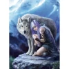 Puzzle Compact 1000 pièces : Anne Stokes - La protectrice - Clementoni