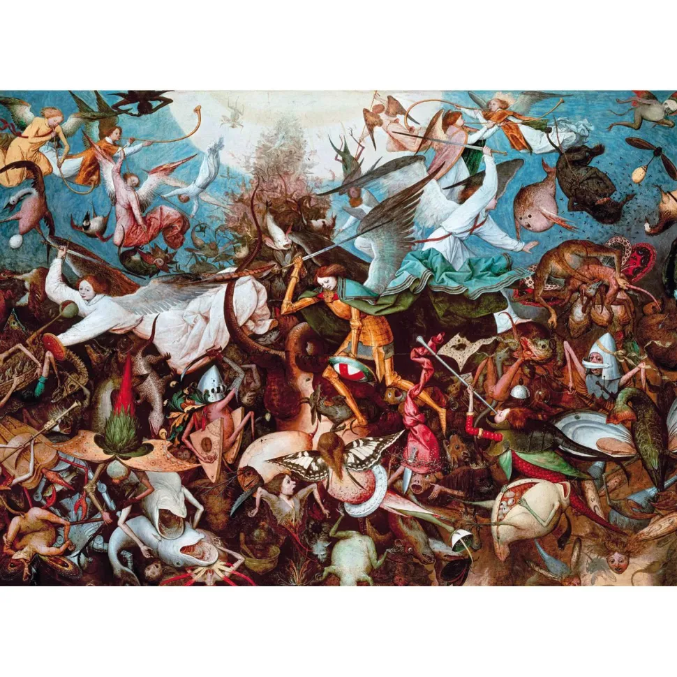 Puzzle Compact 1000 pièces : Bruegel - La Chute du Rebelle - Clementoni
