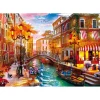 Puzzle Compact 500 pièces : Coucher de soleil sur Venise - Clementoni