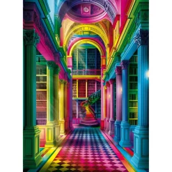 Puzzle Compact 1000 pièces : Colorboom - Clementoni