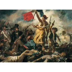 Puzzle Compact 1000 pièces : Delacroix - Liberty Leadring People - Clementoni