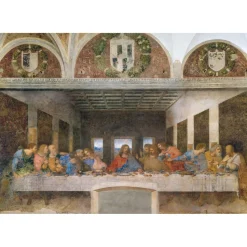 Puzzle Compact 1000 pièces : De Vinci - La Cène - Clementoni