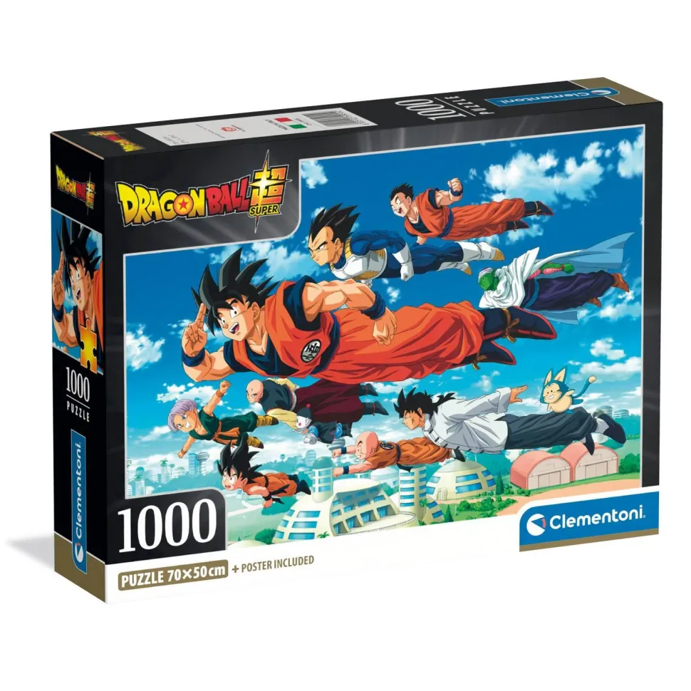 Puzzle Compact 1000 pièces : Dragon Ball - Clementoni