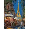Puzzle Compact 500 pièces : La Nuit au Café Eiffel - Clementoni