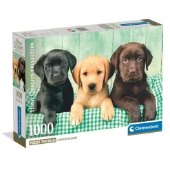 Puzzle Compact 1000 pièces : Les Trois Laboratoires - Clementoni