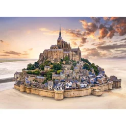 Puzzle Compact 1500 pièces : Le Mont Saint : Michel - Clementoni