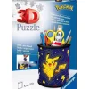 Puzzle 3D - 54 pièces : Pot à crayons : pokémon - Ravensburger