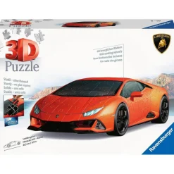 Puzzle 3D 108 pièces Lamborghini Huracán EVO (avec grille) - Ravensburger