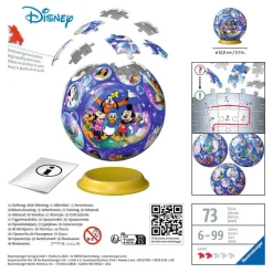 Puzzle 3D Ball 72 pièces : Disney Multipropriétés - Ravensburger