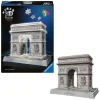 Puzzle 3D Iconics : Arc de Triomphe illuminé - Ravensburger