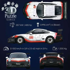 Puzzle 3D Iconics : Porsche 911 GT3 Cup - Ravensburger