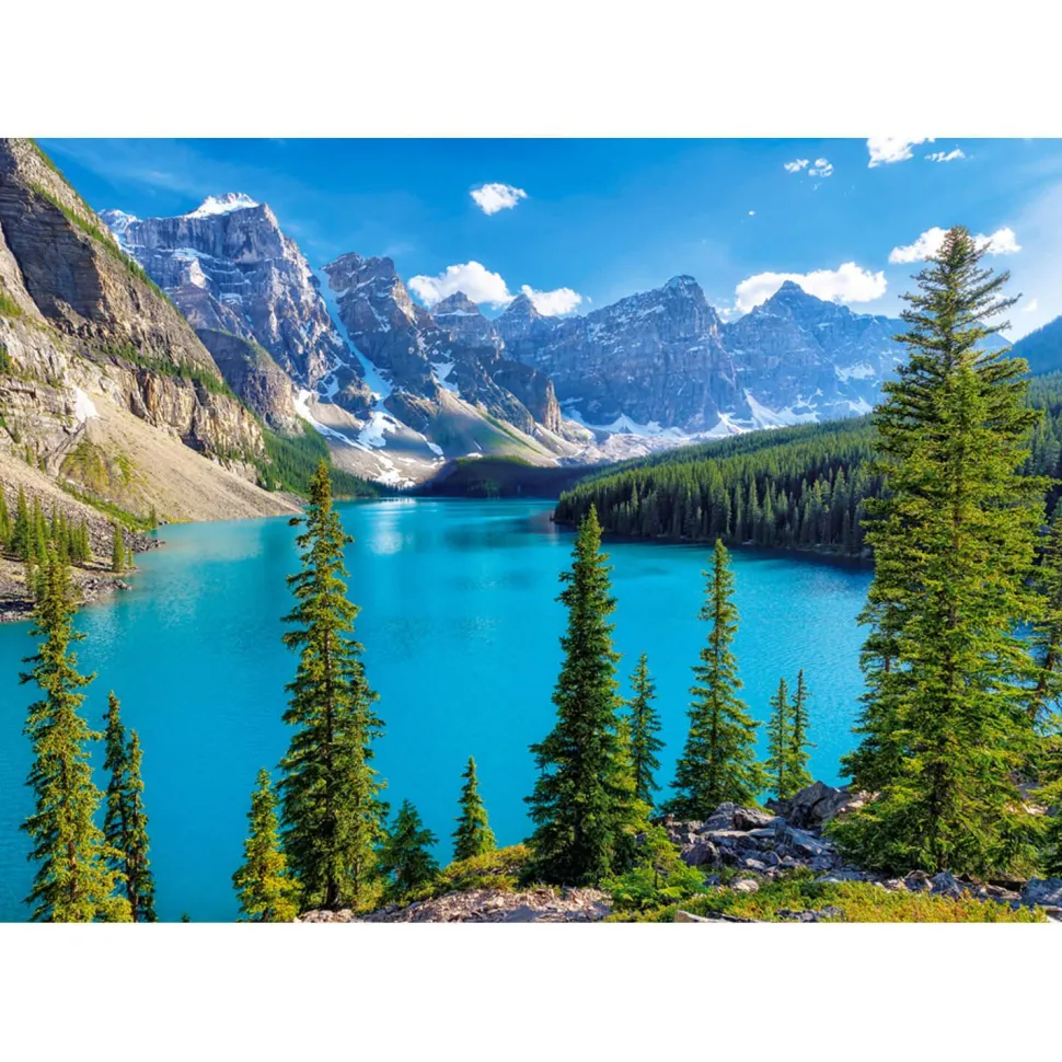 Puzzle de 500 pièces : Printemps au lac Moraine, Canada - Castorland