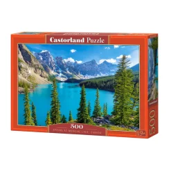 Puzzle de 500 pièces : Printemps au lac Moraine, Canada - Castorland