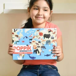 Puzzle éducatif 500 pièces : Animaux - Poppik