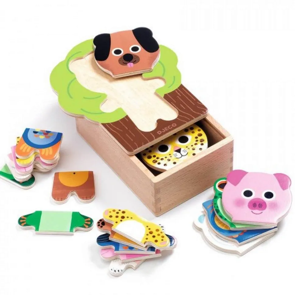 Puzzle en bois 18 pièces : Arbramix - Djeco