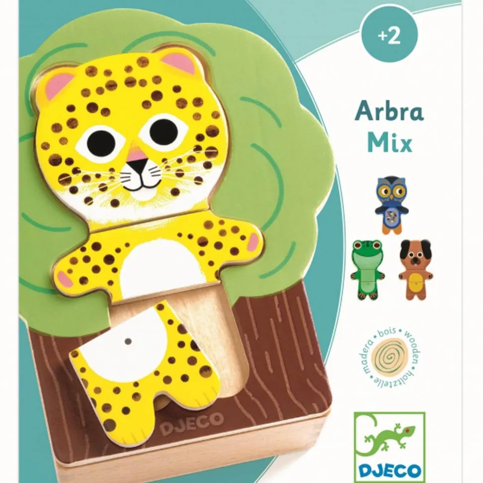 Puzzle en bois 18 pièces : Arbramix - Djeco